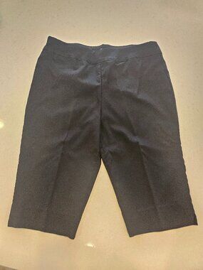 MarlaWynne FlatterFit Bermuda Shorts - Black - Size 16